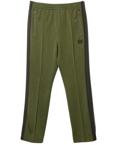 Needles Pantaloni in jersey ricamati - Verde