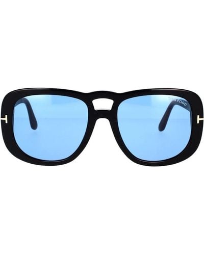 Tom Ford Sonnenbrille Billie FT1012/s 01V - Blau