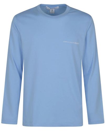 Comme des Garçons Strick t-shirt für männer - Blau