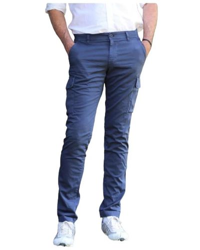 Mason's Pantaloni cargo extra slim - Blu
