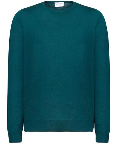 John Smedley Jersey de lana merino verde