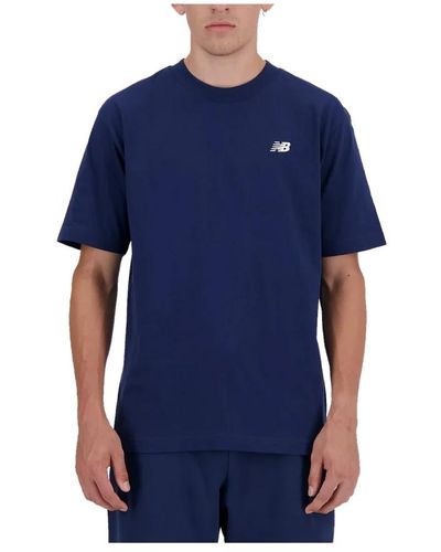 New Balance T-shirts - Blau