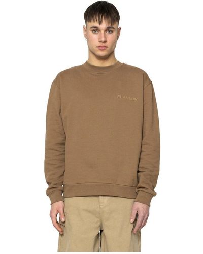 FLANEUR HOMME Sweatshirts - Brown