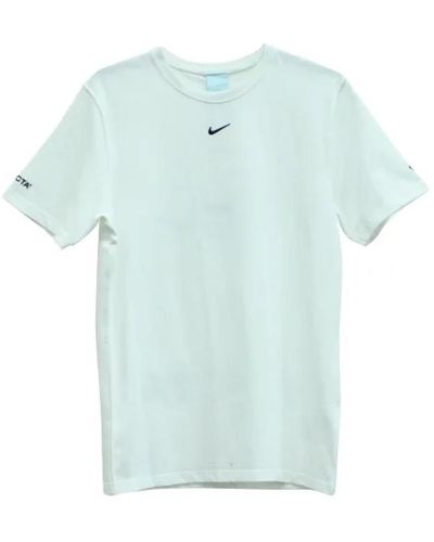Nike Premium baumwollshirt mit swoosh branding - Blau