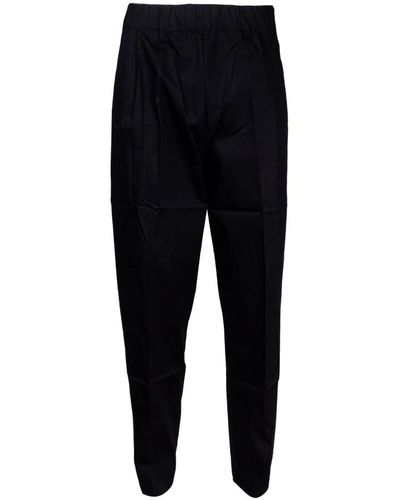 Laneus Trousers > slim-fit trousers - Noir