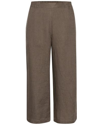 Part Two Cropped Trousers - Brown