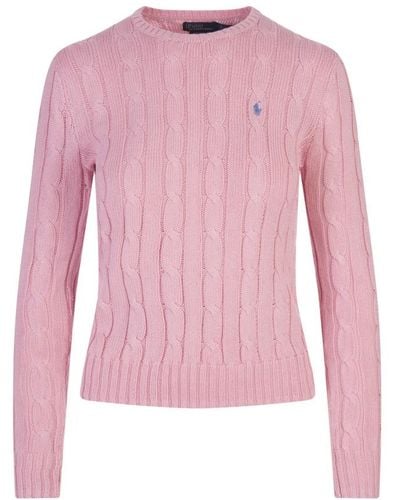 Ralph Lauren Round-Neck Knitwear - Pink
