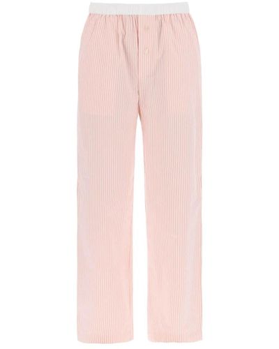 By Malene Birger Trousers > wide trousers - Rose