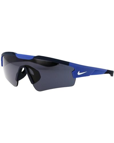 Nike Stylische sonnenbrille mit umhang - Blau