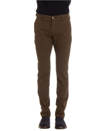 Jacob Cohen Slim-Fit Trousers - Brown