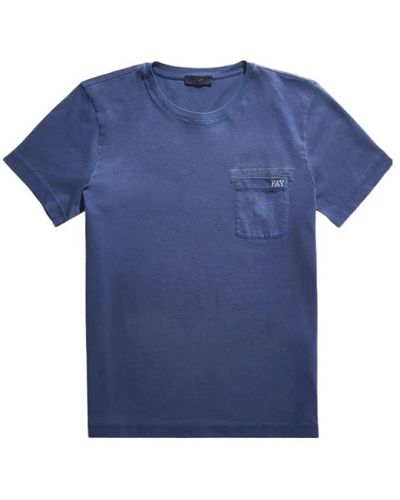 Fay T-Shirts - Blue