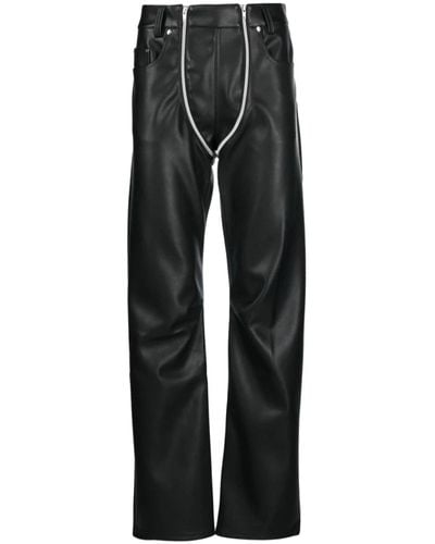 GmbH Leather trousers - Schwarz