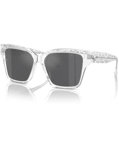 Jimmy Choo Moderne rechteckige sonnenbrille - Grau
