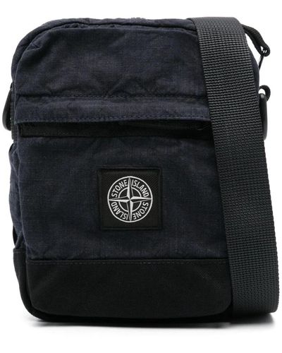 Stone Island Messenger Bags - Black