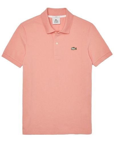 Lacoste Live slim fit polo shirt - Rose