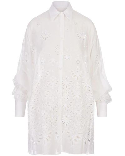Ermanno Scervino Shirt Dresses - White