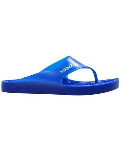 KENZO K-beach slides - Bleu