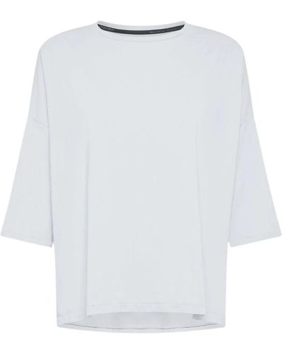 Rrd Boxy cut oxford t-shirt - Weiß