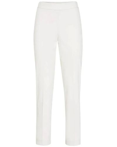 Brunello Cucinelli Cropped Trousers - White