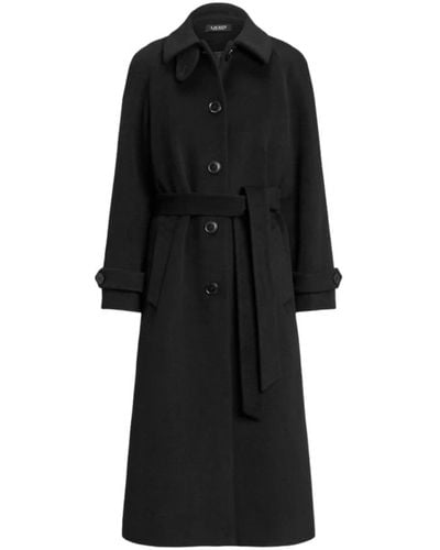 Ralph Lauren Belted Coats - Black
