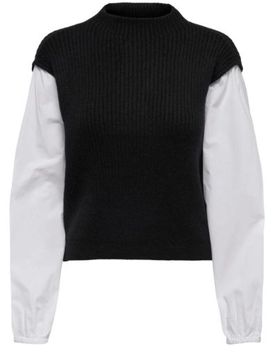 Jacqueline De Yong Knitwear > round-neck knitwear - Noir