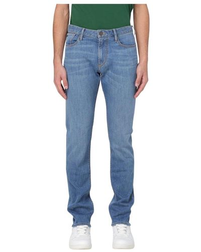 Giorgio Armani Jeans > slim-fit jeans - Bleu
