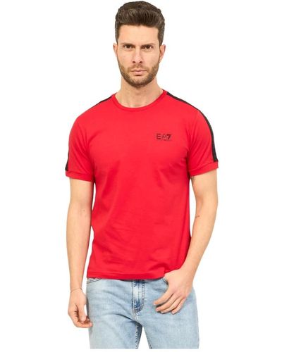 EA7 Tops > t-shirts - Rouge