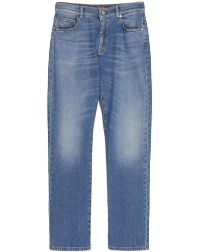 Max Mara Studio Jeans larges - Bleu