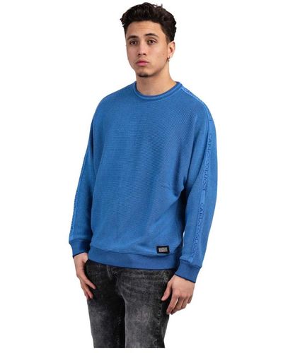 carlo colucci Round-Neck Knitwear - Blue