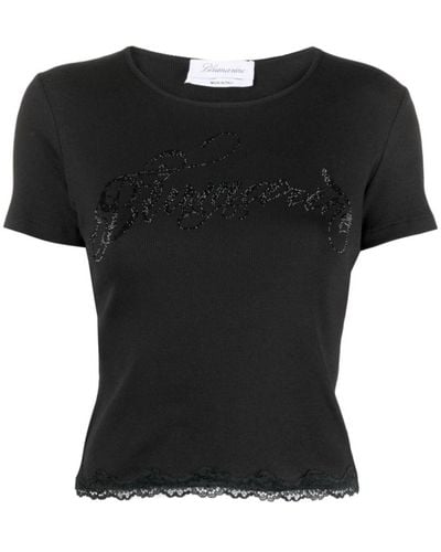Blumarine T-Shirts - Black