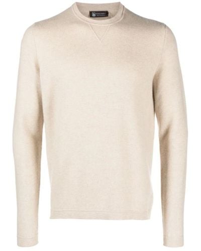 Colombo Round-Neck Knitwear - Natural