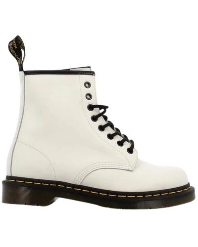Dr. Martens Lace-Up Boots - Natural