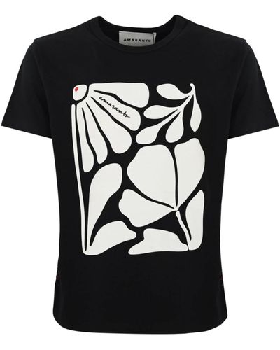 Amaranto Tops > t-shirts - Noir