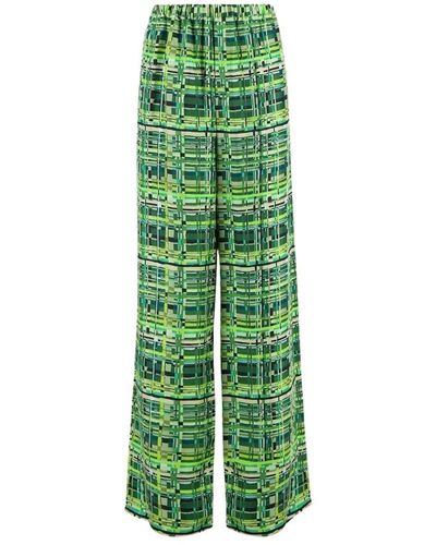 Ferragamo Wide Trousers - Green
