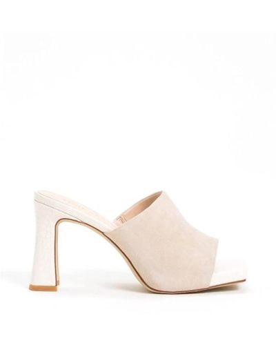 Twin Set Shoes > heels > heeled mules - Blanc