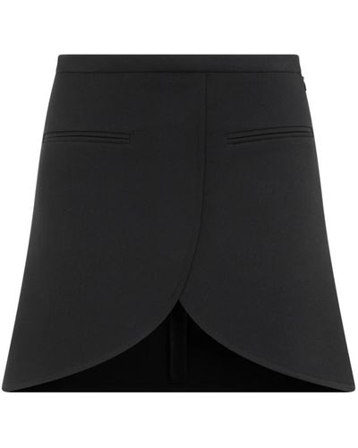Courreges Short Skirts - Black