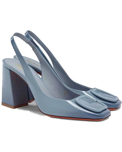 Santoni Court Shoes - Blue