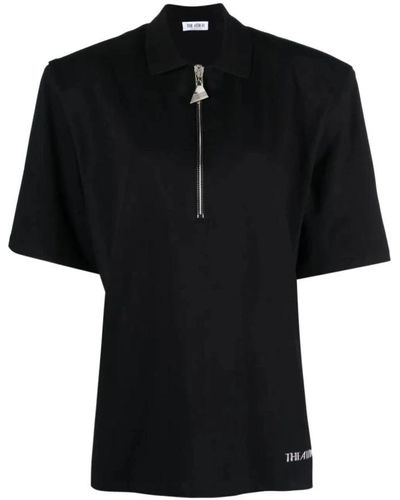 The Attico Polo Shirts - Black