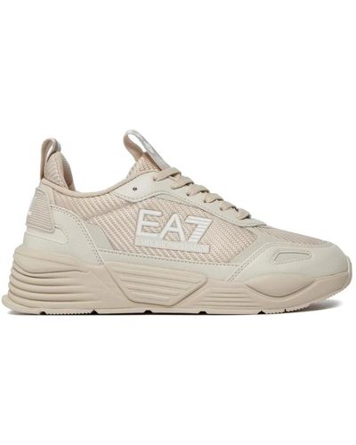 EA7 Mesh sneakers - runde spitze - Grau