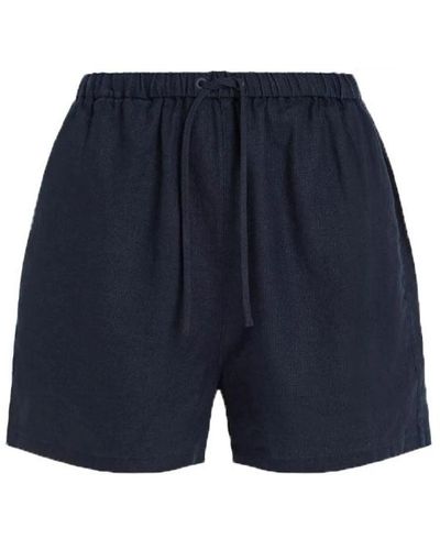 Tommy Hilfiger Lässige leinen shorts - Blau