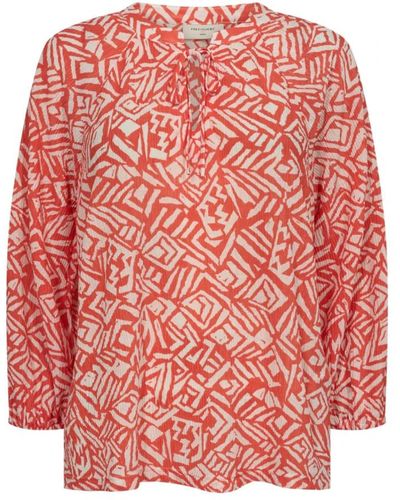Freequent Blouses - Red