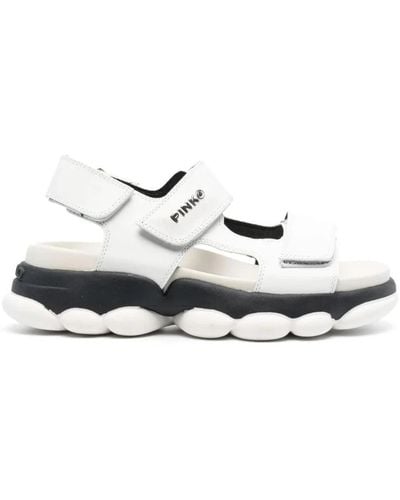 Pinko Flat Sandals - White