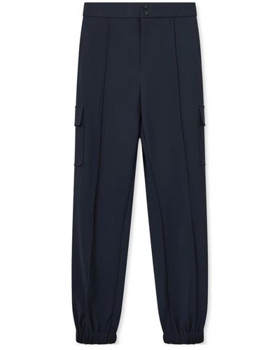 Mos Mosh Tapered Trousers - Blue
