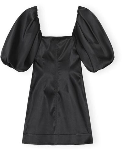 Ganni Short Dresses - Black