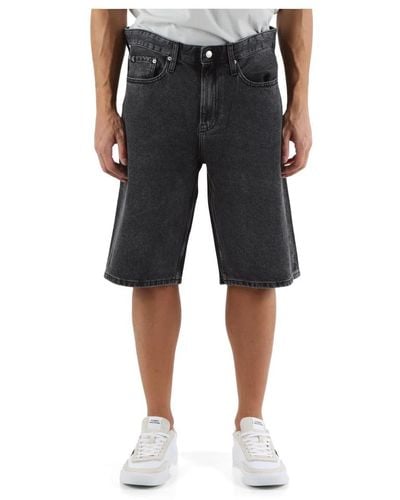 Calvin Klein Denim Shorts - Black