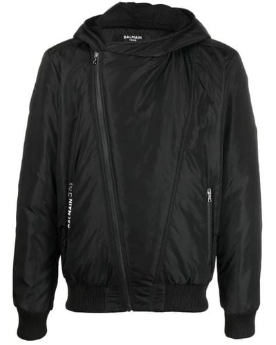 Balmain Winter Jackets - Black