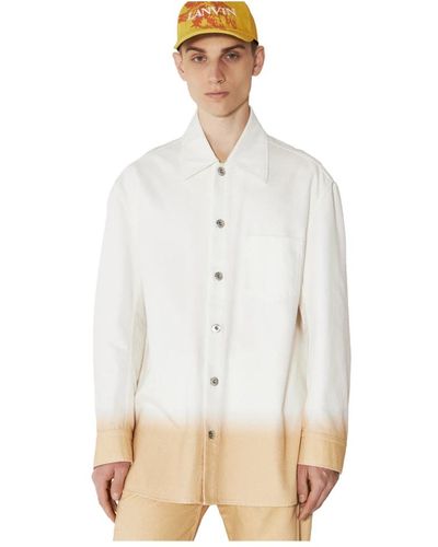 Lanvin Shirts > casual shirts - Blanc