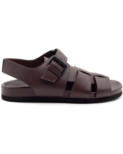 Vic Matié Shoes > sandals > flat sandals - Marron