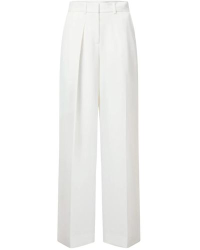 Karl Lagerfeld Pantalones anchos de sastre - Blanco