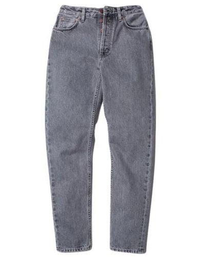 Nudie Jeans Mountain grey jeans aus bio-baumwolle - Blau